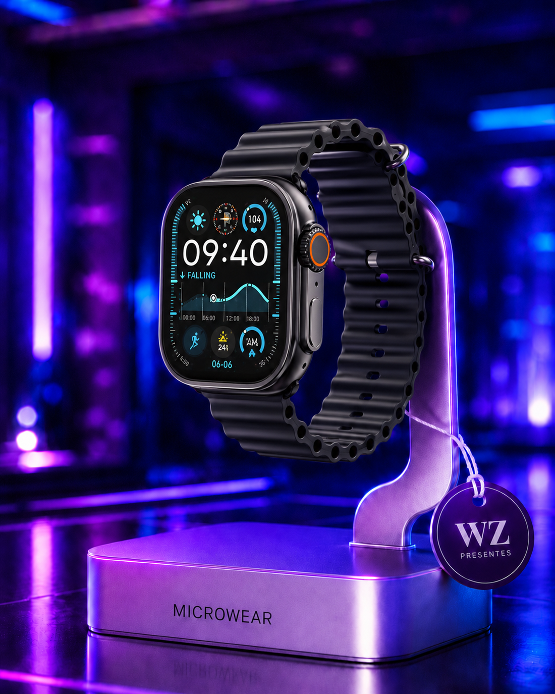 Smartwatch U4 Plus GPS Responde Mensagens