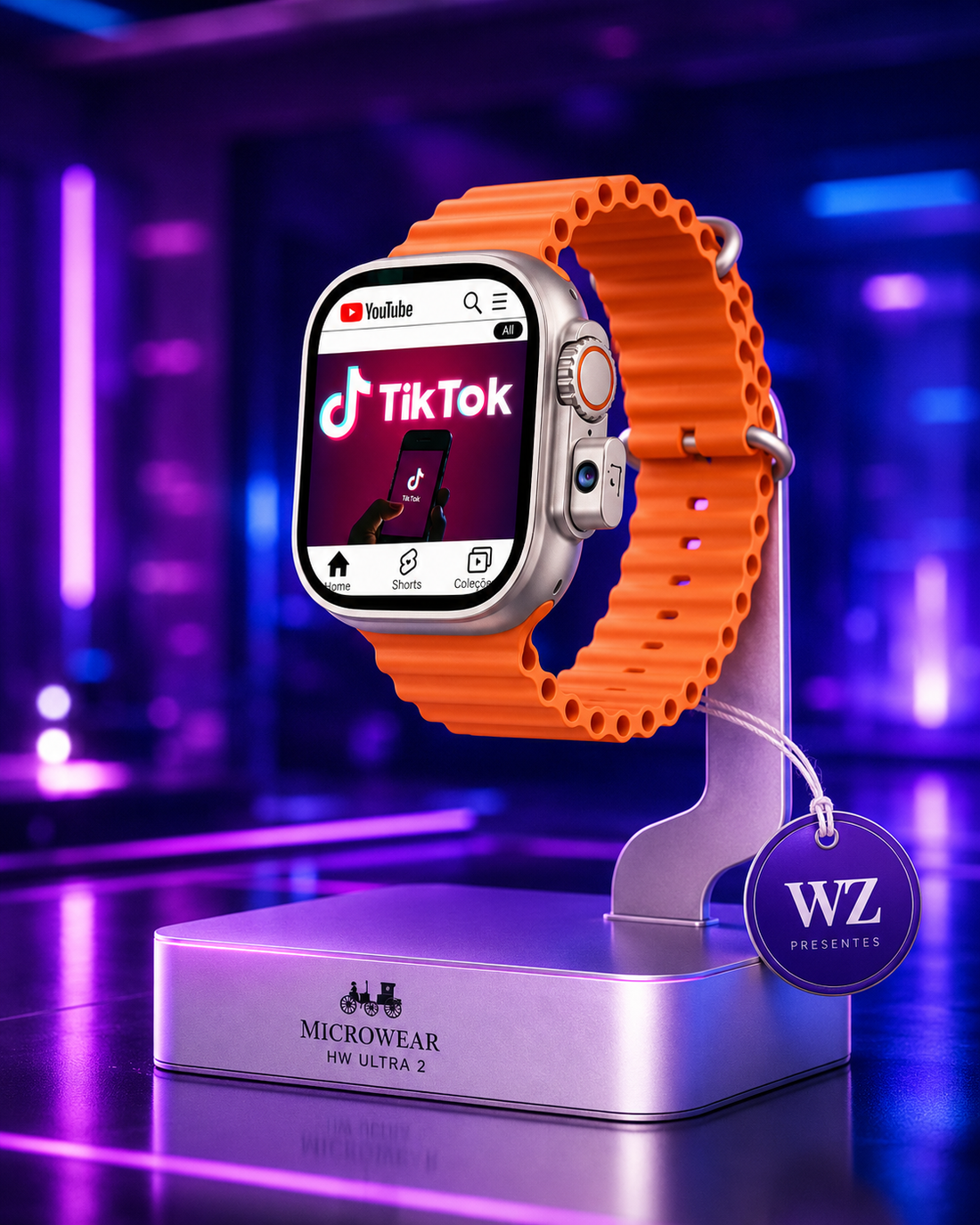 Smartwatch HW Ultra 2 Call 5G AMOLED com Chip