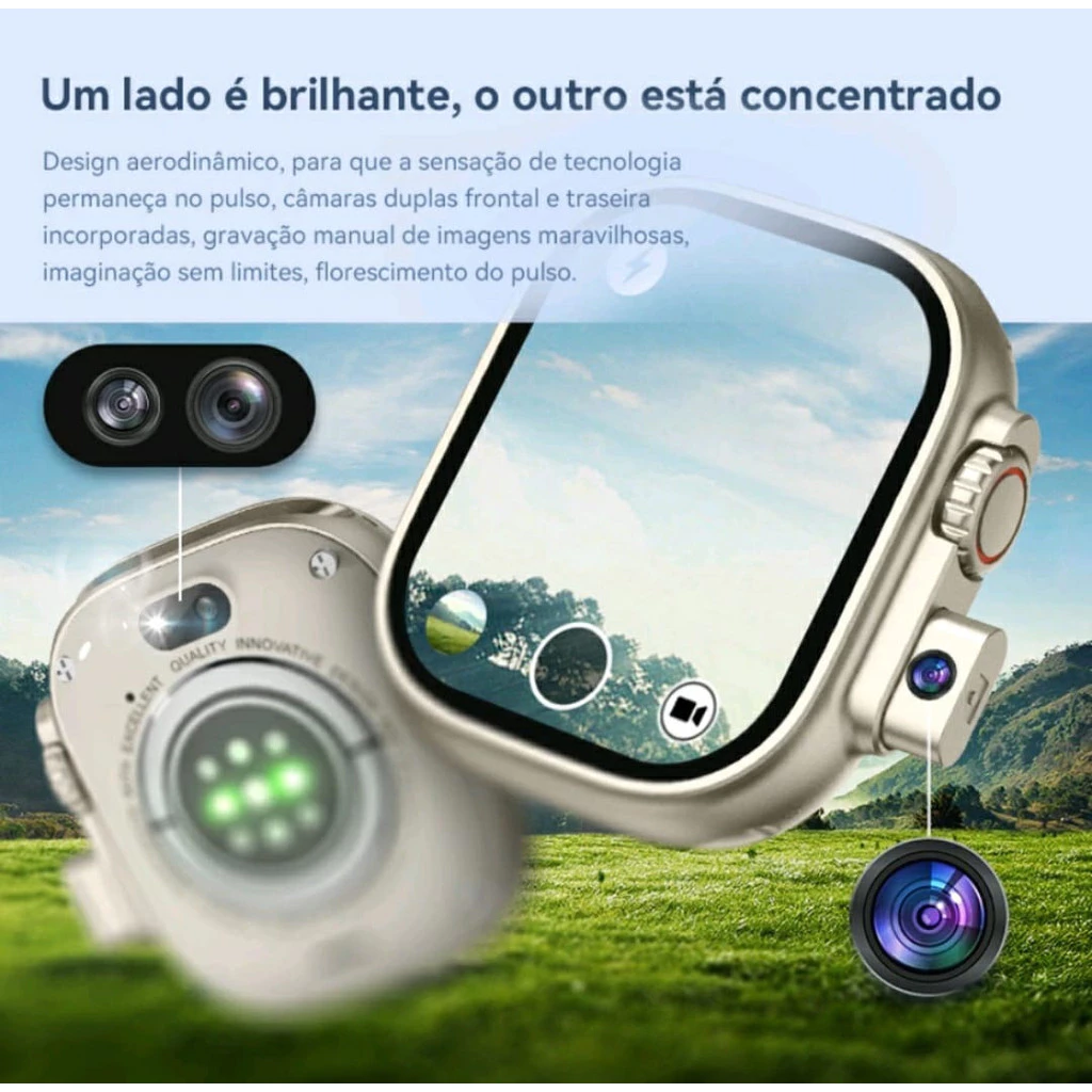 Smartwatch HW Ultra 2 Call 5G AMOLED com Chip