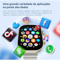 Smartwatch HW Ultra 2 Call 5G AMOLED com Chip