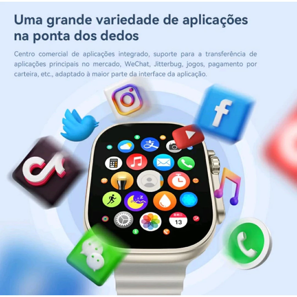 Smartwatch HW Ultra 2 Call 5G AMOLED com Chip