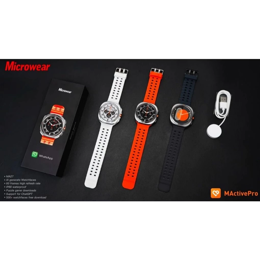 Smartwatch MA27 Galaxy Watch Ultra Microwear GPS NFC ChatGPT