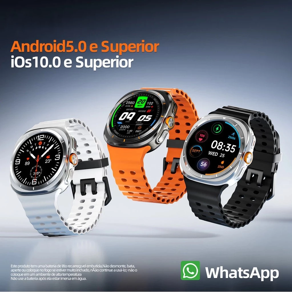 Smartwatch MA27 Galaxy Watch Ultra Microwear GPS NFC ChatGPT