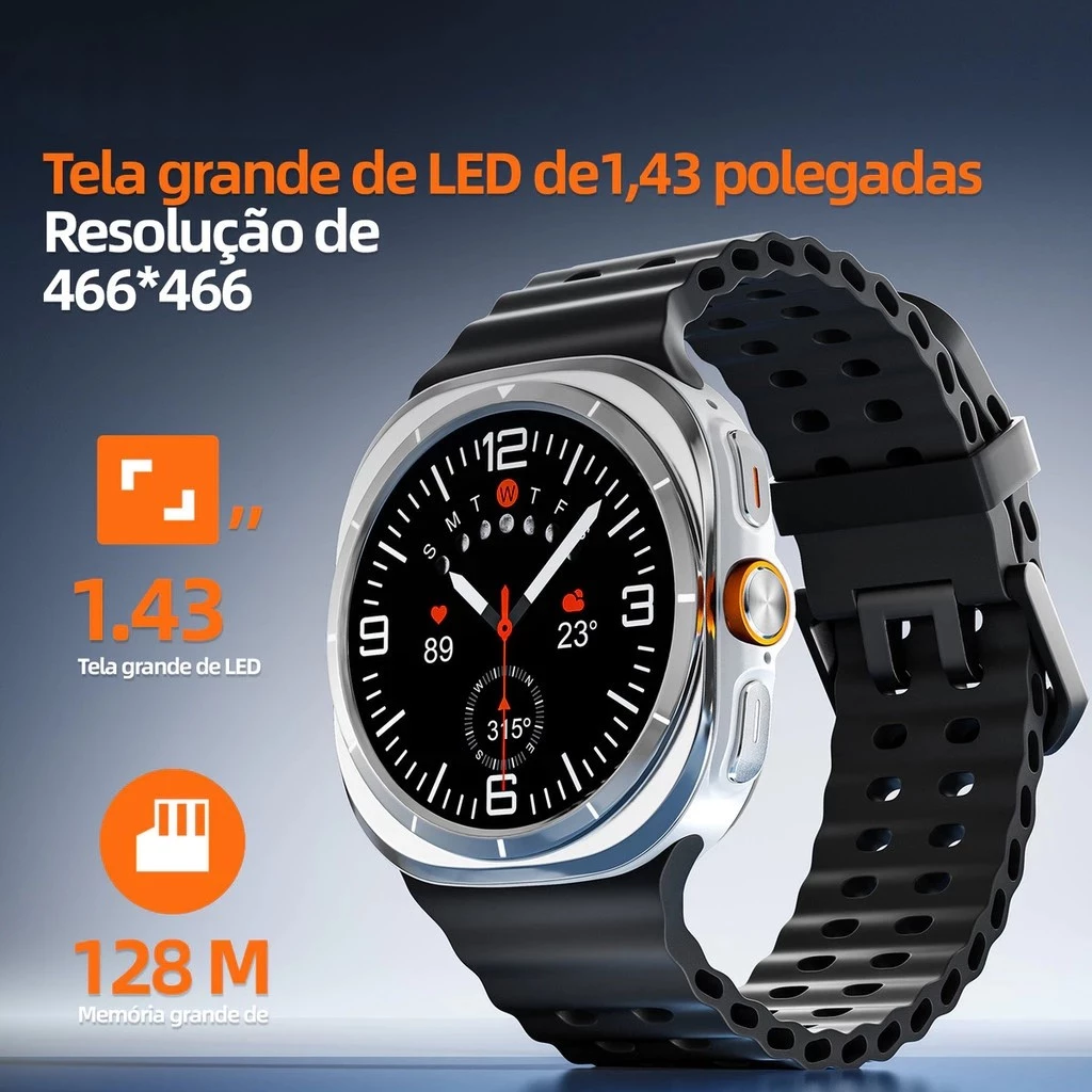 Smartwatch MA27 Galaxy Watch Ultra Microwear GPS NFC ChatGPT