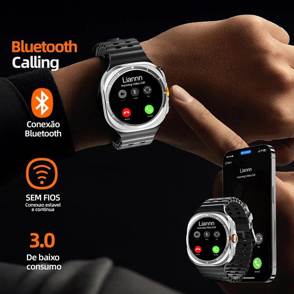 Smartwatch MA27 Galaxy Watch Ultra Microwear GPS NFC ChatGPT