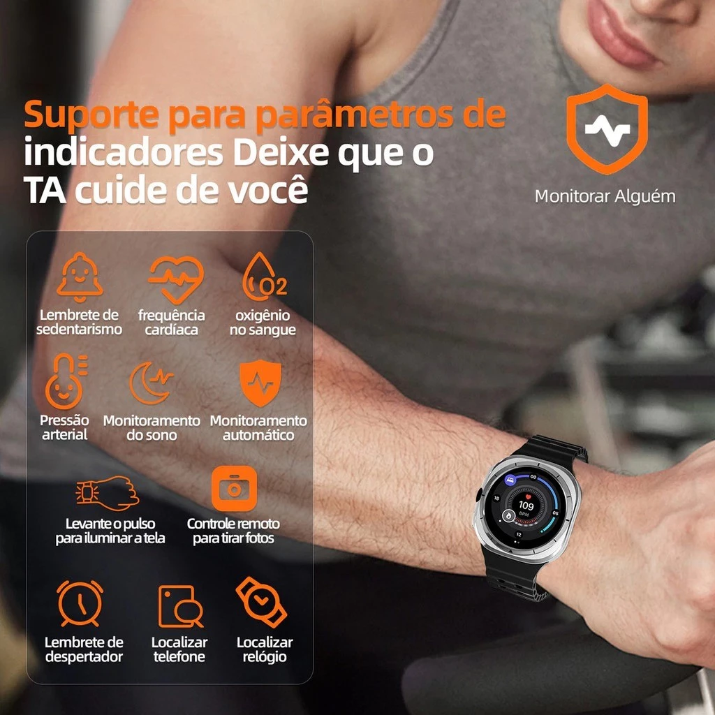 Smartwatch MA27 Galaxy Watch Ultra Microwear GPS NFC ChatGPT
