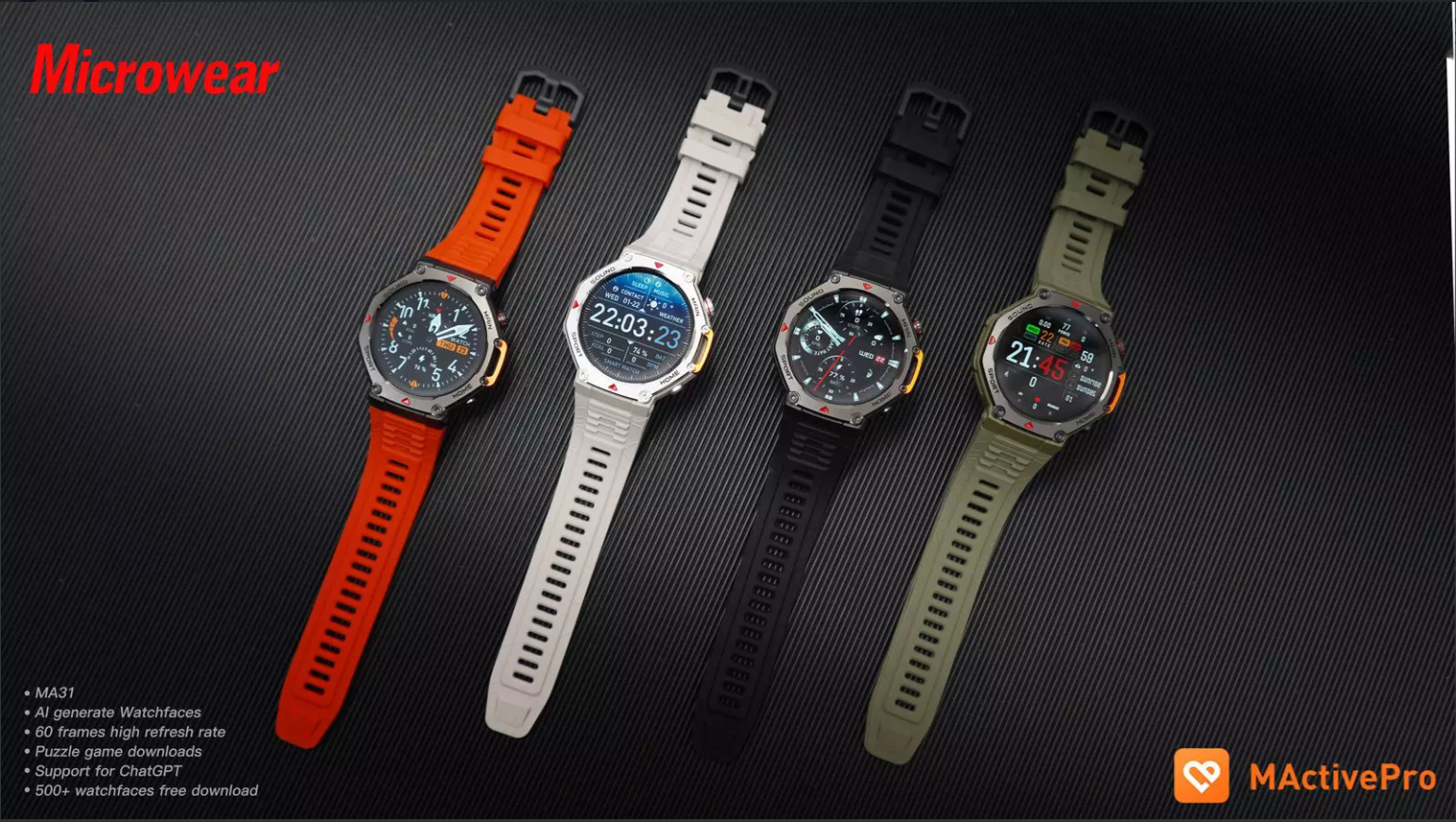 Smartwatch MA31 Esporte Microwear