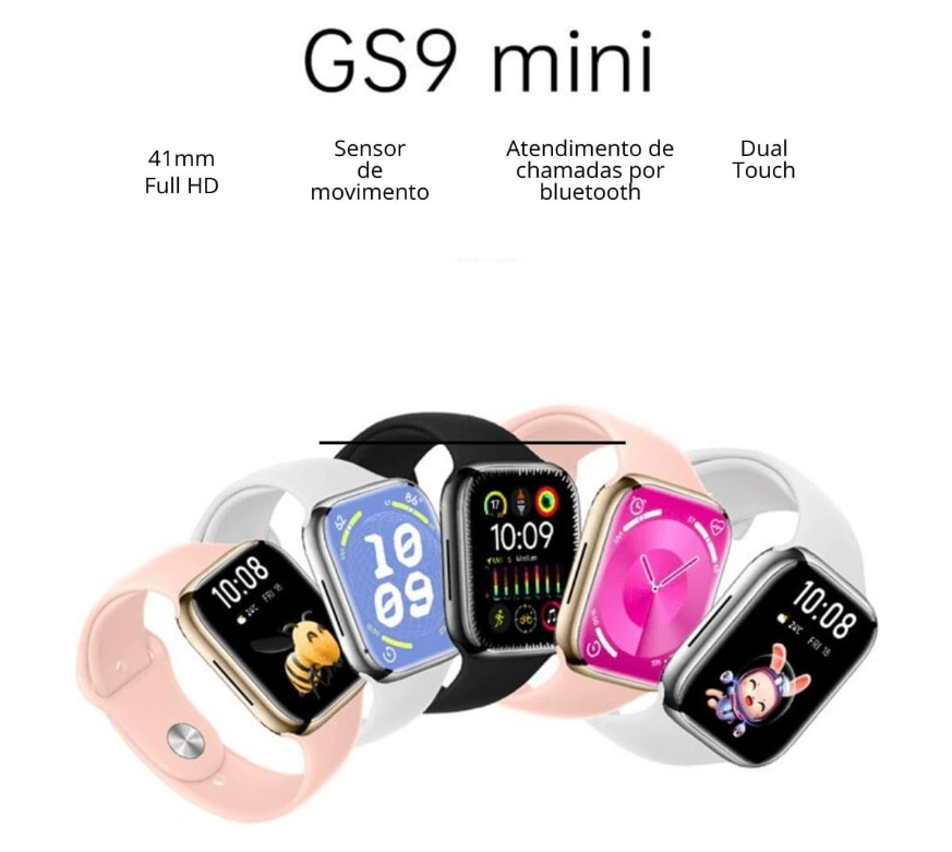 Smartwatch GS9 Mini 41mm IP67 NFC ChatGPT