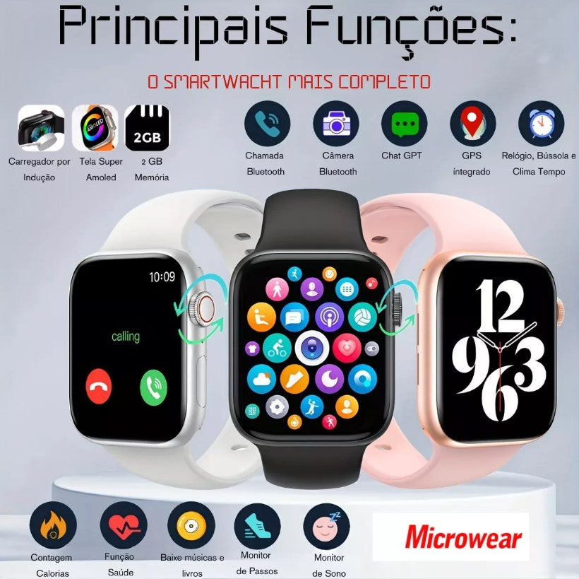 Smartwatch W69 Ultra Pro Microwear Série 9 49mm