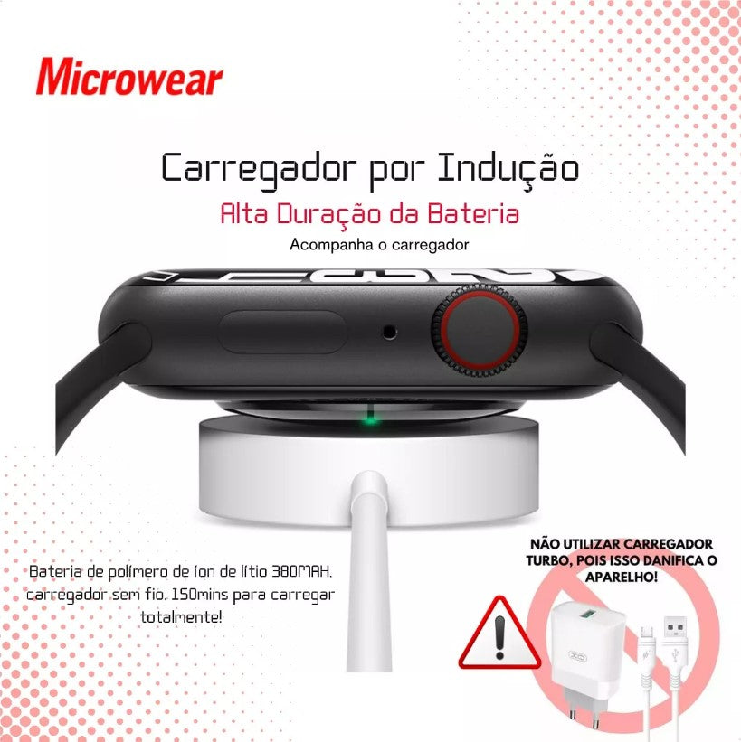 Smartwatch W99+ Plus Série 10 AMOLED ChatGPT