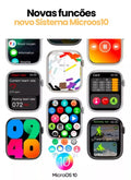 Smartwatch W99+ Plus Microwear Série 10 AMOLED ChatGPT