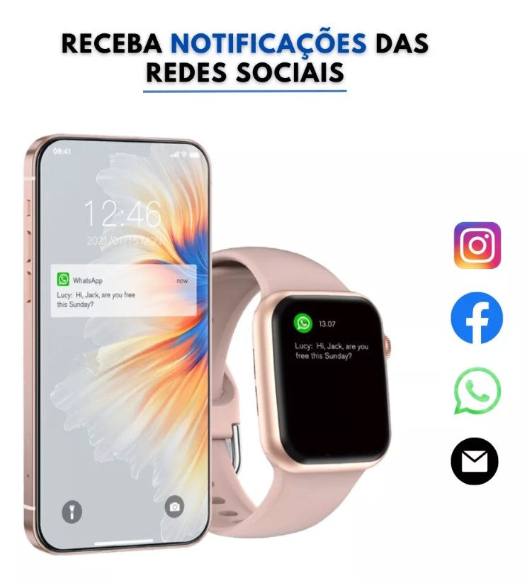 Smartwatch W99+ Plus Microwear Série 10 AMOLED ChatGPT