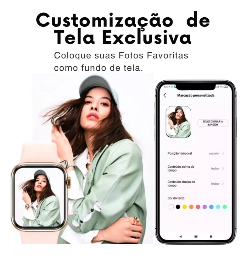 Smartwatch GS9 Mini 41mm IP67 NFC ChatGPT