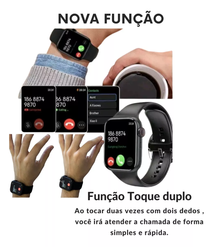 Smartwatch GS9 Mini 41mm IP67 NFC ChatGPT