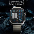 Smartwatch U3W Ultra 3 Microwear Série 10 NFC ChatGPT