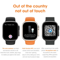 Smartwatch U9 Ultra Microwear Série 9 49mm GPS NFC