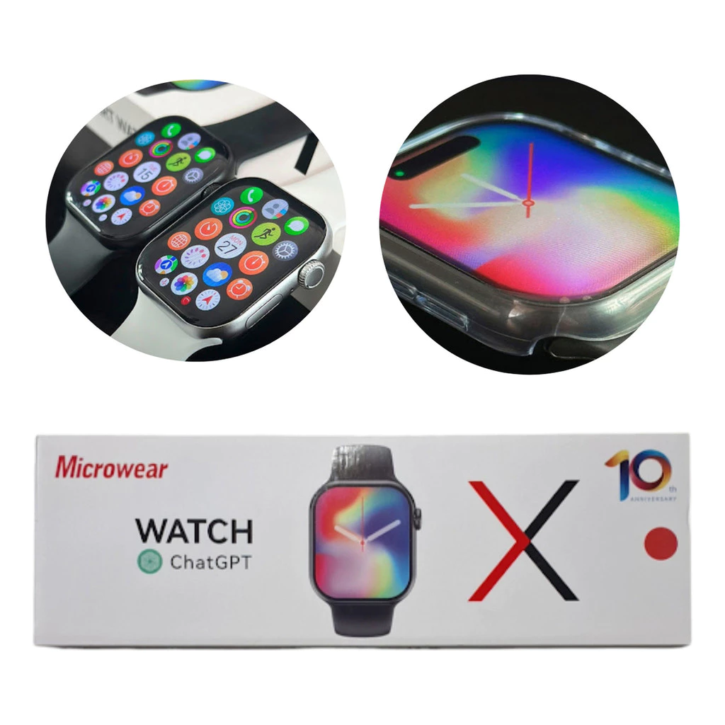 Smartwatch W10 Série 10 IP68 ChatGPT Siri