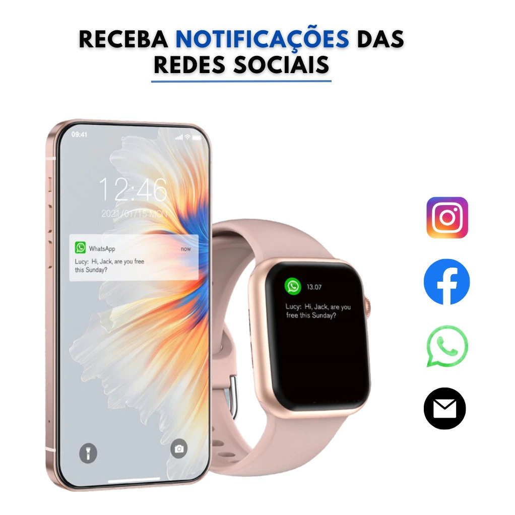 Smartwatch Watch X Série 10 AMOLED NFC ChatGPT