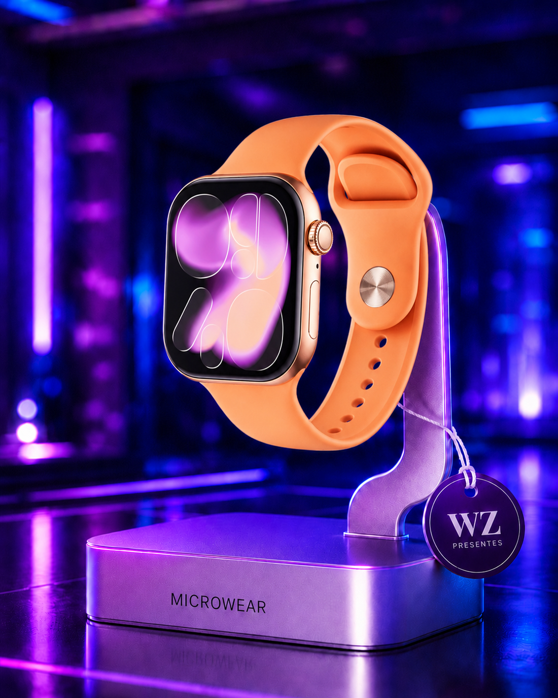Smartwatch W11 Mini Pro Microwear 41mm Tela AMOLED ChatGPT