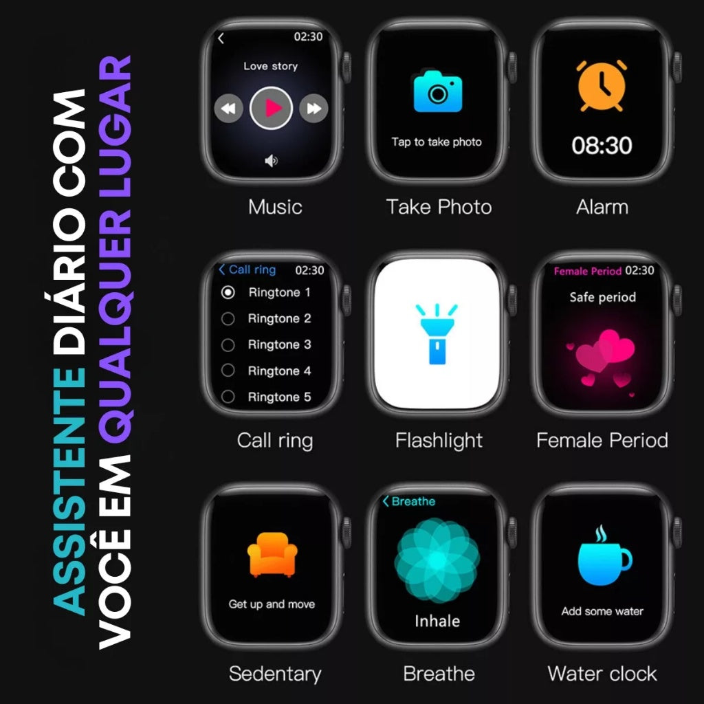 Smartwatch W59 Pro Microwear Série 9 47mm